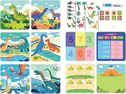 Paint with Water Coloring Books | Magic Reusable Doodle Painting Toy - Educational Learning Water Coloring Drawing Paper Kits for Boys, Girls, Toddler