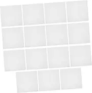 Tofficu 15pcs Translucent Stencil Sheets Blank Template for Cutting Machines Craft Stencil Making Accessories