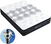Audreamy Mattress 36cm Euro Top Cool Gel Foam 7-Zone Pocket Spring Dual-Sided Firmness Airflow Memory Foam Breathable Enhanced Edge Support 15 Years Warranty Vacuum Packed Medium Firm (Double)