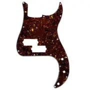 USA Spec Precision Bass P Bass Pickguard Scrach Plate Dark Tortoise 3 Ply