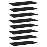 8pcs Bookshelf Boards 80x20cm Replacement Shelving Rack Panel Bookcase Shelf