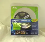 NTE Electronics 69-V46W-KIT White 16.4' LED Strip light Kit + Power Supply