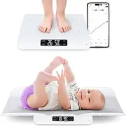 Greater Goods Smart Baby Scale - Accurately Chart The Progress of Your Baby | with in-House Algorithm for Wiggly Babies | Works as Infant & Toddler Scale (Smart Bluetooth Connected)
