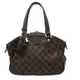 [二手] 【日本直送】LOUIS VUITTON Verona 小號單肩包 N41117 Damier 帆布棕色二手女式