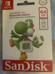 SanDisk 64GB UHS-I MicroSDXC Micro SD XC Memory Card for Nintendo Switch Game