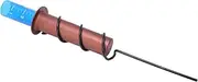 Rain Gauge Ground Mounted Cylinder with Scale, Floating Rain Gauge for Lawn, Garden and Landscape (Straight Insert)