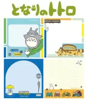 Movic My Neighbor Totoro Memo Pad Message Notes Small Notepad Catbus Vehicles