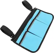 Walker Accessory for Seniors Wear Wheelchair Pouch Durable Oxford Cloth Storage Bag Compact Side Hanging Bag for Mobility Aid for Wheelchair and Walker Use