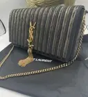 Stunning!* YSL Saint Laurent Kate 99 Gold Tassel Bag Shoulder Bag Black&Gold NWT
