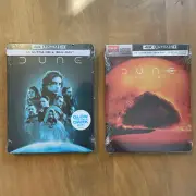 Dune (Glow in Dark)/Part Two Steelbook Bundle (4K UHD/Blu-ray 2021/24) BOX SHIP!