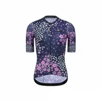 在飛比找momo購物網優惠-【MONTON】梅花紫色女款短車衣(女性自行車服飾/短袖上衣