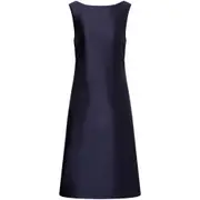 [Alberta Ferretti] Alberta Ferretti Silk-satin Dress 46 IT BLUE