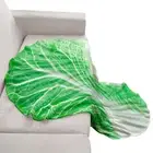 Funny Blanket Comfortable Light Lettuce Flannel Fleece Super Soft Throw Blanket
