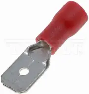 Dorman 85451 22-18 Gauge Male Disconnect, .250 In., Red