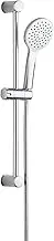 Mod No 2 Shower Set Stainless Steel Shower Head Holder Universal Connection Limescale Cleaning Instantaneous Water Heater 60 cm Shower Rail Shower Hose 150 cm Chrome