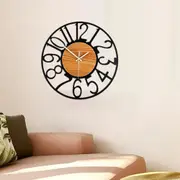 Large Wall Clock for Living Room Decorative Silent Non-Ticking