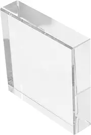 Kisangel Decorative Square Glass Paperweight Office Desk Accessory Crystal Design for Home Craft Use
