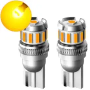 501 Amber Led Orange W5w T10 Capless Wedge Side Indicator Repeater Light Bulbs H