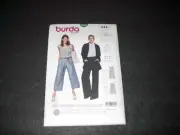 Burda Pattern 6436 Misses' Wide Leg Pants in Two Lengths 8 ~ 18 Uncut