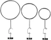 Hohopeti 3pcs Laboratory Stand Ring Clamps Ring Clamps for Chemical Reactions and Filtration Versatile Lab Equipment Support for Beakers and Flasks