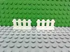 Lego 2 White Picket Fence NEW