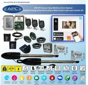 Double Swing Gate Opener with WiFi Intercom Combo Smart Gate Automation System