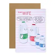 Hallmark Mother's Day Card to Wife - Pump Up The Pun