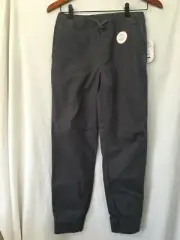 New Wonder Nation Boys Pull on Jogger Pants Gray School Uniform Reinforced Knee