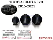 GENUINE SET AIR CONTROL SWITCH KNOB BUTTON FOR TOYOTA HILUX M70 M80 2015 - 2021 (for: Toyota)