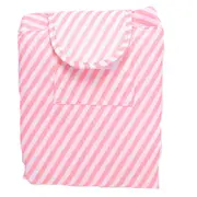 2PC Blue Feather Pattern Travel Large Volume Drawstring Bag Cosmetic Sundries Storage Bag