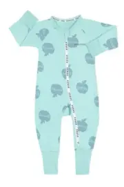 NEW BONDS Unisex Teal Apple Wondercool zippy - size 00000 / Premature Premmie
