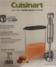 Cuisinart, Immersion Smart Speed Stick Hand Blender + Storage Case Bundle Set