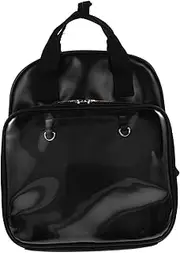 [Healeved] Candy Backpack for Shoulder Bag Spacious Travel Book Bag for Students and Women Black