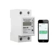 WiFi Smart Energy Monitor Switch Meter, Compatible with Alexa Google Home, Re...
