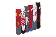 Marvel Spider-Man Crew Socks (6 Pair) - New