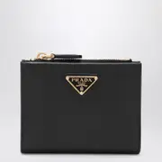 [Prada] Black Saffiano leather wallet One size Black