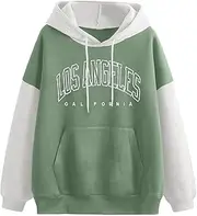 [Generic] Beach Tops for Women's Ladies Sweatshirt Letter Print Long Sleeve Hoodie Pullover Casual Top Hoodie Ladies Soft Sweatshirt 2023