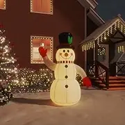 Christmas Inflatable Snowman with LEDs 120 cm Holiday Decor Outdoor Yard