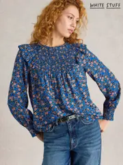 White Stuff Blue Sylvie Top (F13879) | $76