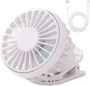 dzqad Clip Fan - Clip Fan, Personal Cooling Fan on Battery Compact for Outdoor Travel Home Stroller Parasol