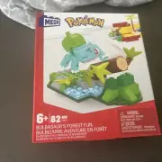 Mega Construx Pokemon BULBASAUR'S FOREST FUN 82Pcs HDL77 Nib