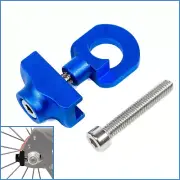 Blue Aluminium Fixie Bicycle Chain Tensioner Adjustable Single Speed Bike