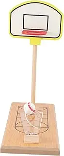 Wooden Tabletop Basketball Game Mini Finger Basketball Set for Fun Parent Interactive Sports Develops Hand Eye Coordination Creativity Wooden Design