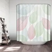 Multi Colored Leaves Shower Curtain