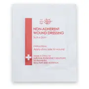 Non-adherent wound dressing, sterile