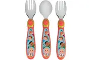 Cocomelon Sculpted Flatware Set 3 Pack