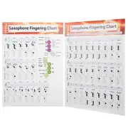Saxophone Fingering Chart Basics Guide Exercise Comparison Table Portable Co FFG