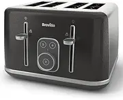 [Breville] Aura 4 Slice Toaster with High Lift & Wide Slots | Touch Control Panel | Shimmer Grey [VTR020]