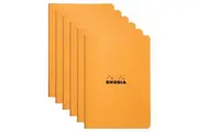 6x Rhodia A5 Cahier Notebook Office Stationery Writing Note Book Dot Grid Orange