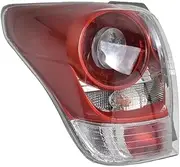 Compatible for Toyota Verso/E'Z 2011 12 13 14 2015 Car Accessories LED Tail Light Assembly Brakel lamp Parking Lights Stop Lights Rear lamp(Left side 1PCs)